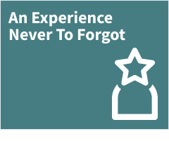 An Experience Never To Forgot